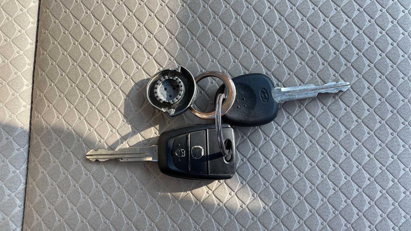 2021 Hyundai NEW SANTRO SPORTZ AMT, Petrol, Automatic, 3,806 km, Key Close Up