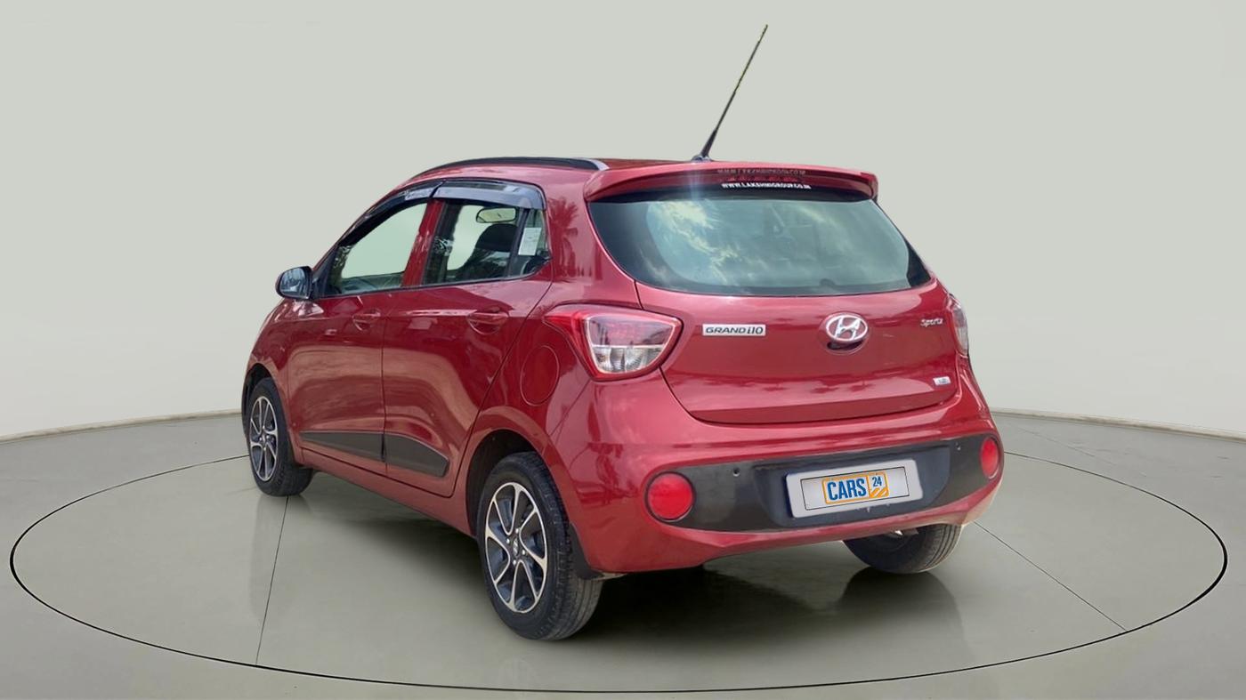 2019 Hyundai Grand i10 SPORTZ AT 1.2 KAPPA VTVT, Petrol, Automatic, 23,193 km, Left Back Diagonal