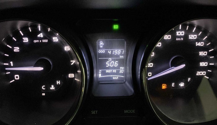 2018 Tata Tiago XZ PETROL, Petrol, Manual, 42,107 km, Odometer Image