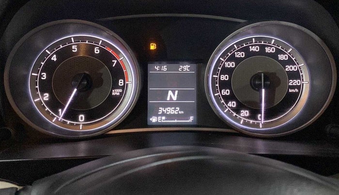 2017 Maruti Dzire ZXI AMT, Petrol, Automatic, 34,963 km, Odometer Image