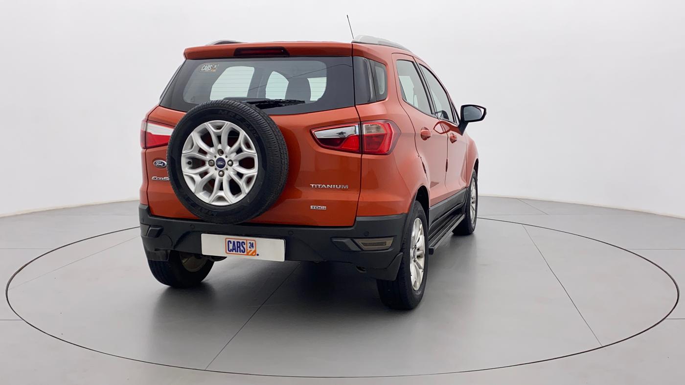 2017 Ford Ecosport TITANIUM 1.5L DIESEL, Diesel, Manual, 52,515 km, Right Back Diagonal