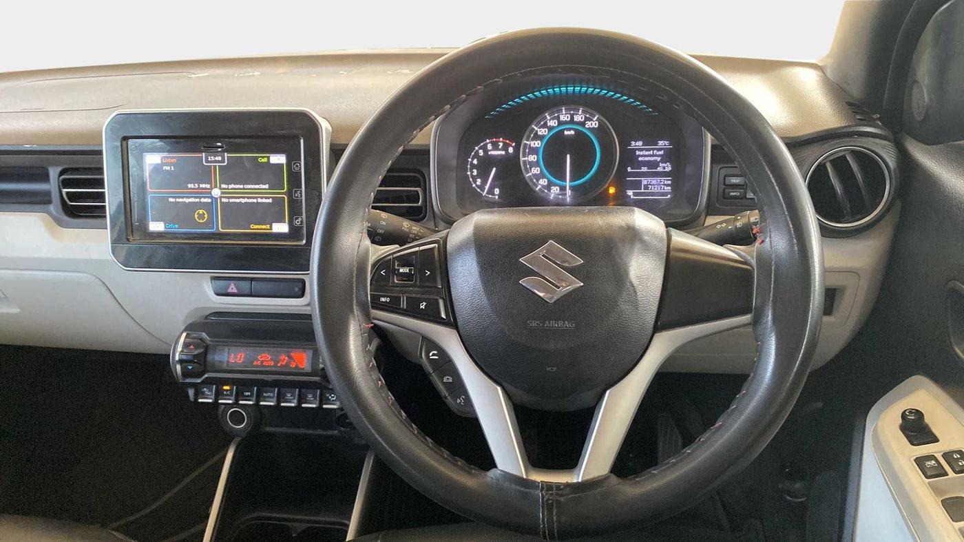 2018 Maruti IGNIS ALPHA 1.2, Petrol, Manual, 71,224 km, Steering Wheel Close Up