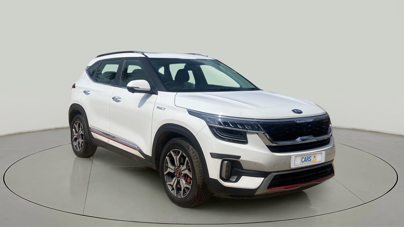 2020 KIA SELTOS GTX PLUS DCT 1.4 PETROL, Petrol, Automatic, 21,611 km, Right Front Diagonal