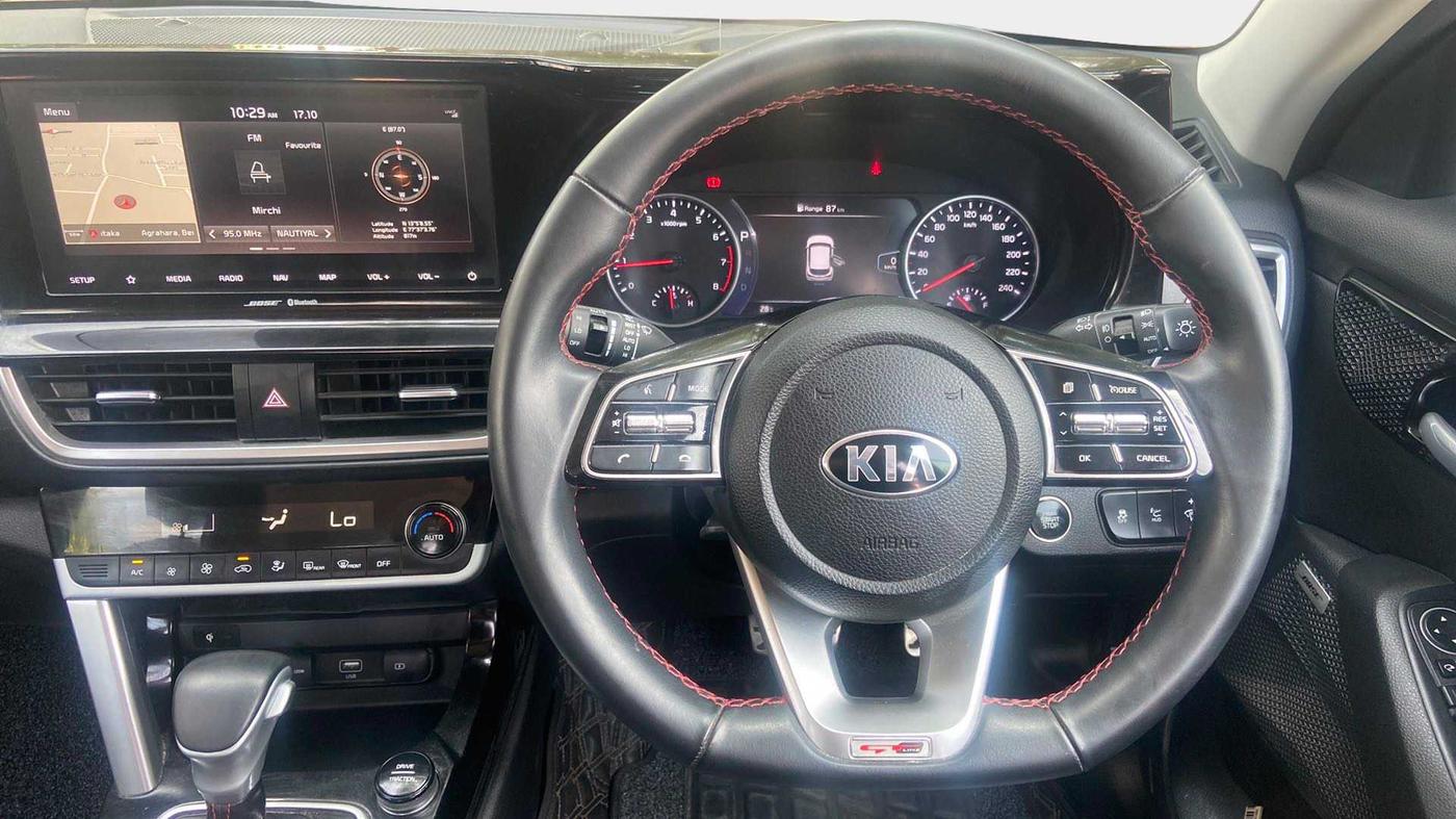2020 KIA SELTOS GTX PLUS DCT 1.4 PETROL, Petrol, Automatic, 21,611 km, Steering Wheel Close Up