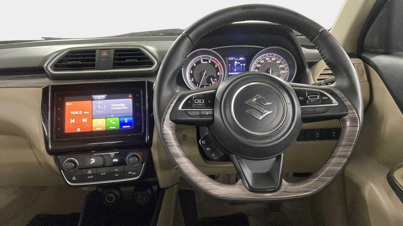 2021 Maruti Dzire ZXI Plus AMT, Petrol, Automatic, 29,813 km, Steering Wheel Close Up