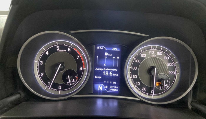 2021 Maruti Dzire ZXI Plus AMT, Petrol, Automatic, 29,813 km, Odometer Image