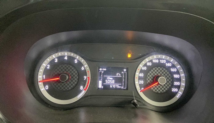 2021 Hyundai GRAND I10 NIOS SPORTZ 1.2 KAPPA VTVT CNG, CNG, Manual, 67,543 km, Odometer Image