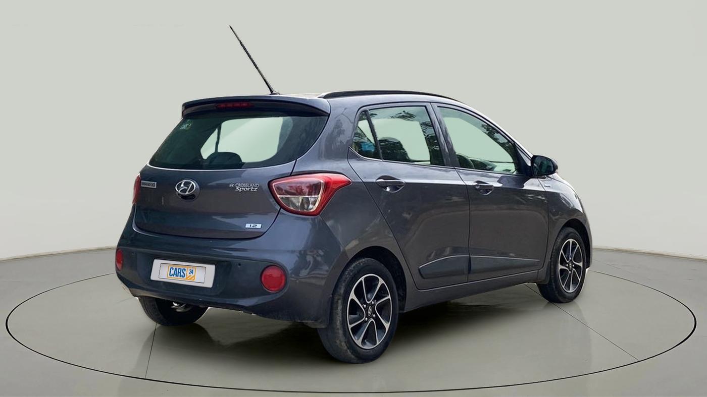 2019 Hyundai Grand i10 SPORTZ AT 1.2 KAPPA VTVT, Petrol, Automatic, 21,414 km, Right Back Diagonal