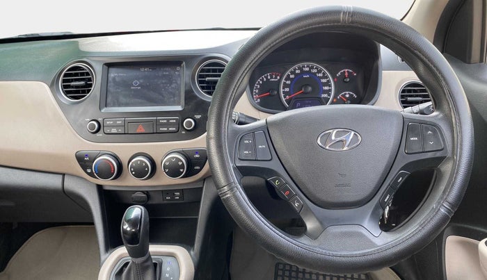 2019 Hyundai Grand i10 SPORTZ AT 1.2 KAPPA VTVT, Petrol, Automatic, 21,414 km, Steering Wheel Close Up