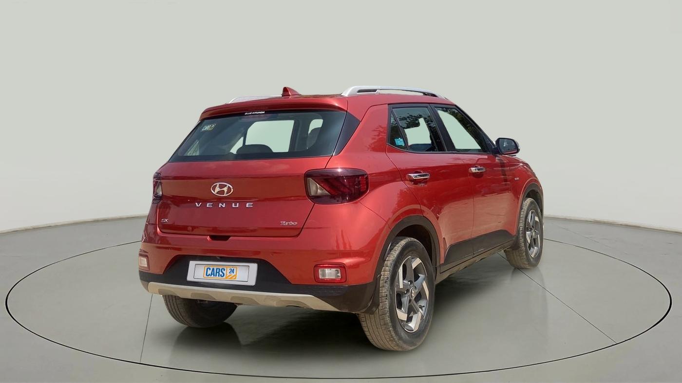 2019 Hyundai VENUE SX PLUS 1.0 TURBO DCT, Petrol, Automatic, 19,280 km, Right Back Diagonal