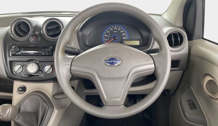 2014 Datsun Go T, Petrol, Manual, 22,513 km, Steering Wheel Close Up