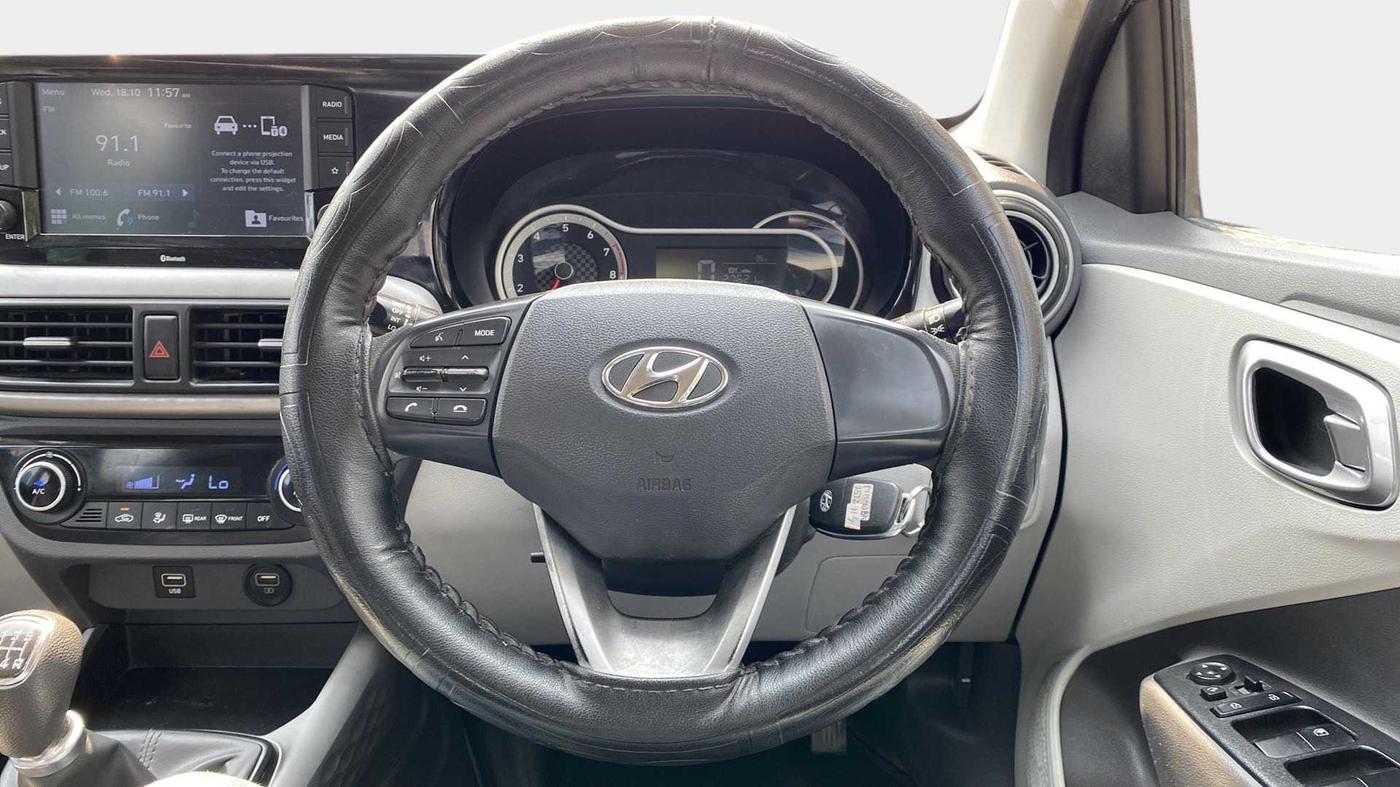2019 Hyundai GRAND I10 NIOS SPORTZ 1.2 KAPPA VTVT, Petrol, Manual, 26,360 km, Steering Wheel Close Up