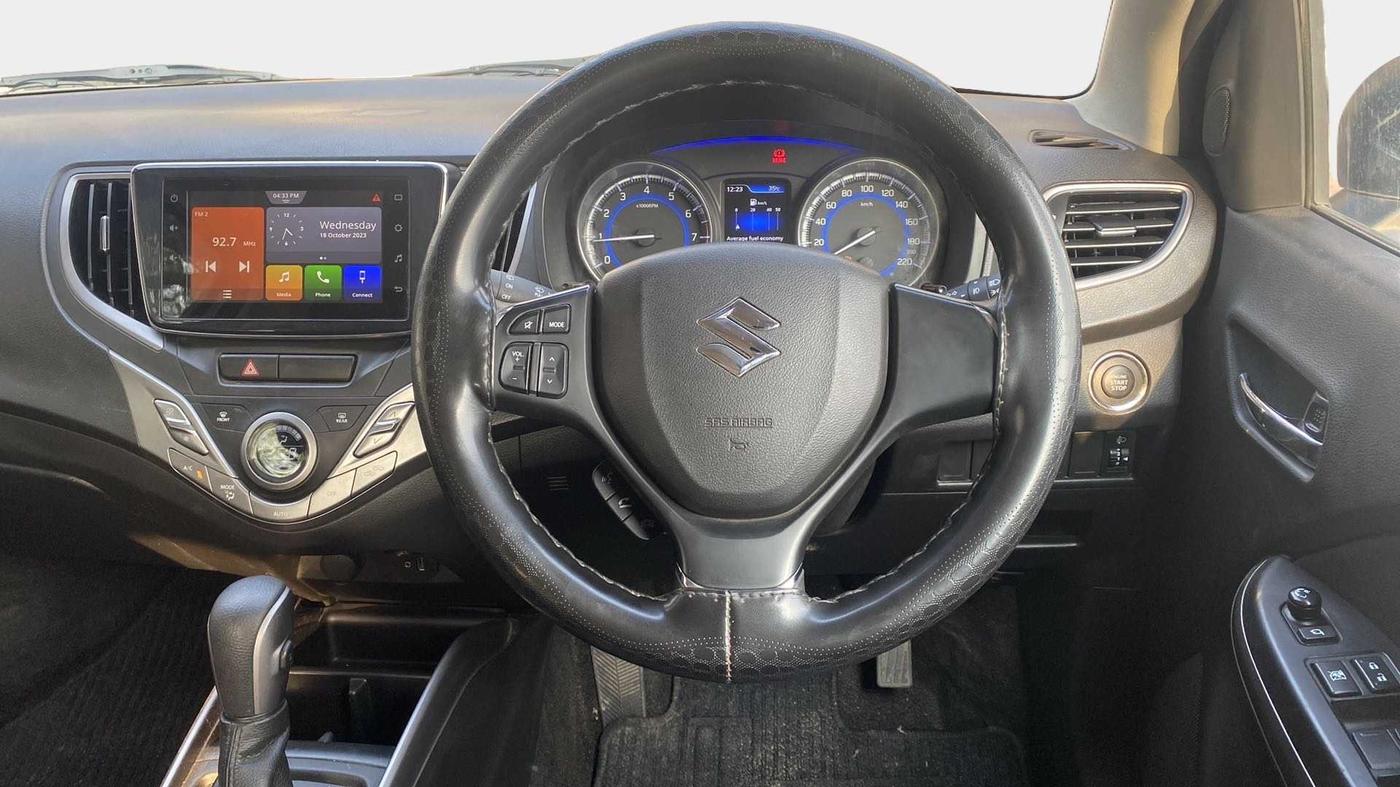 2020 Maruti Baleno ZETA CVT PETROL 1.2, Petrol, Automatic, 24,737 km, Steering Wheel Close Up
