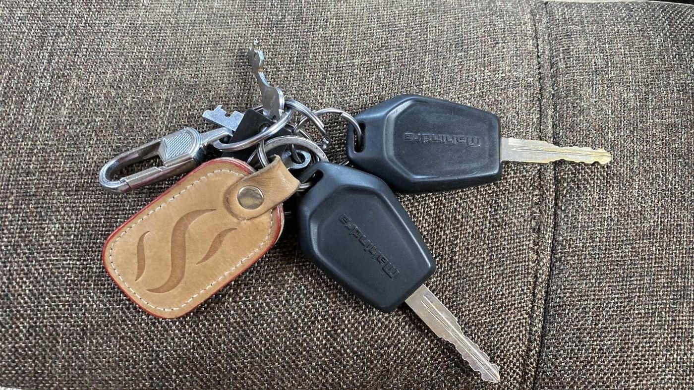 2020 Mahindra TUV300 T4 PLUS, Diesel, Manual, 72,942 km, Key Close Up