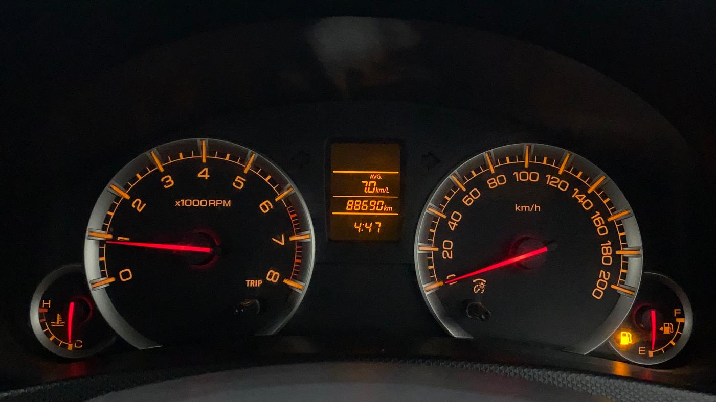 2016 Maruti Swift Dzire VXI, Petrol, Manual, 88,886 km, Odometer Image