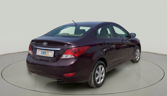 2013 Hyundai Verna FLUIDIC 1.6 CRDI EX, Diesel, Manual, 97,406 km, Right Back Diagonal