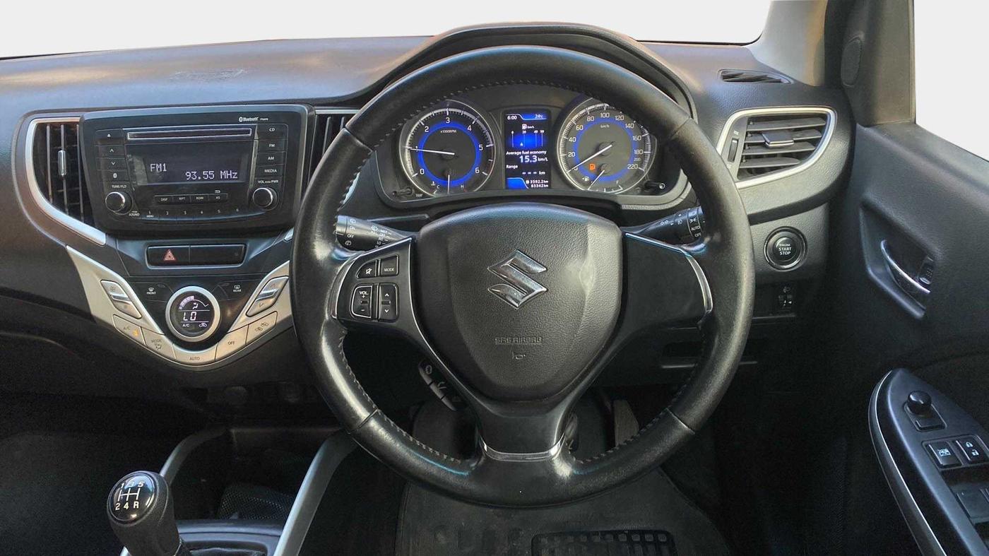 2016 Maruti Baleno ZETA DIESEL 1.3, Diesel, Manual, 63,339 km, Steering Wheel Close Up