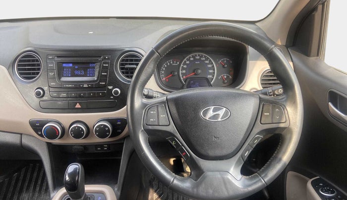 2015 Hyundai Grand i10 ASTA AT 1.2 KAPPA VTVT, Petrol, Automatic, 34,949 km, Steering Wheel Close Up