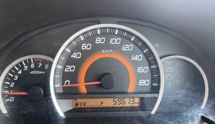 2016 Maruti Wagon R 1.0 VXI, Petrol, Manual, 59,609 km, Odometer Image