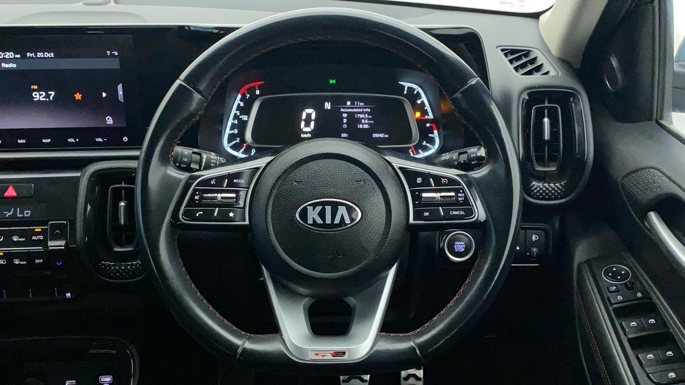 2020 KIA SONET GTX PLUS 1.0 IMT, Petrol, Manual, 29,402 km, Steering Wheel Close Up