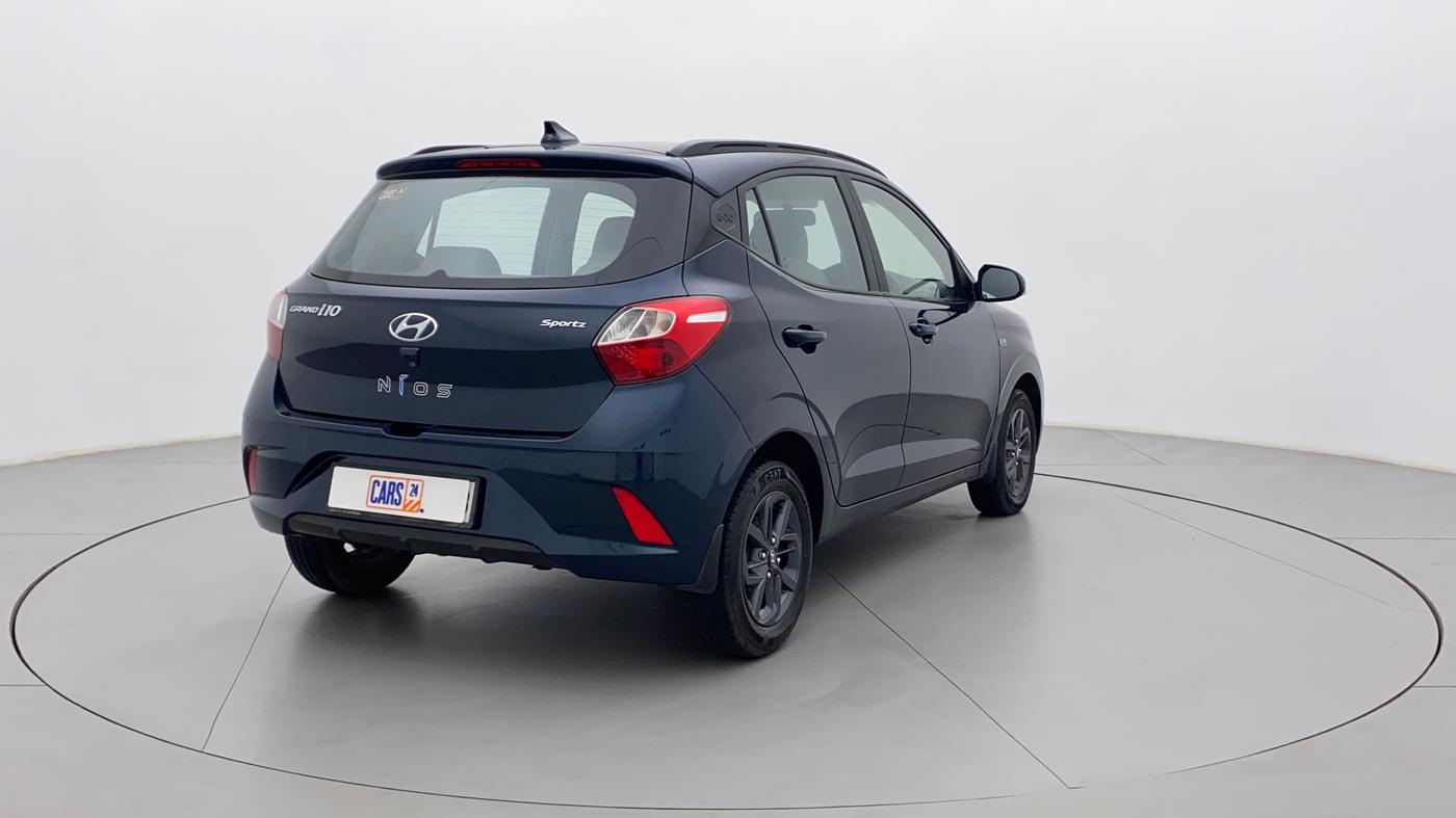 2022 Hyundai GRAND I10 NIOS SPORTZ U2 AMT 1.2 CRDI, Diesel, Automatic, 40,373 km, Right Back Diagonal