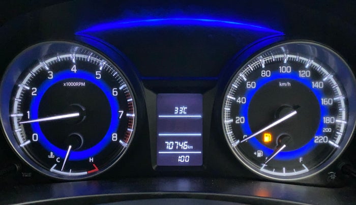 2016 Maruti Baleno DELTA PETROL 1.2, Petrol, Manual, 70,797 km, Odometer Image