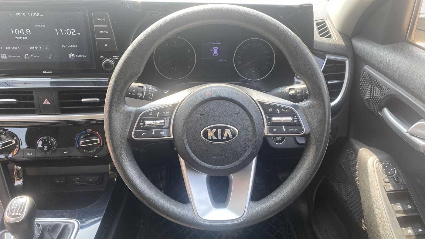 2020 KIA SELTOS HTK PLUS 1.5, Petrol, Manual, 29,405 km, Steering Wheel Close Up