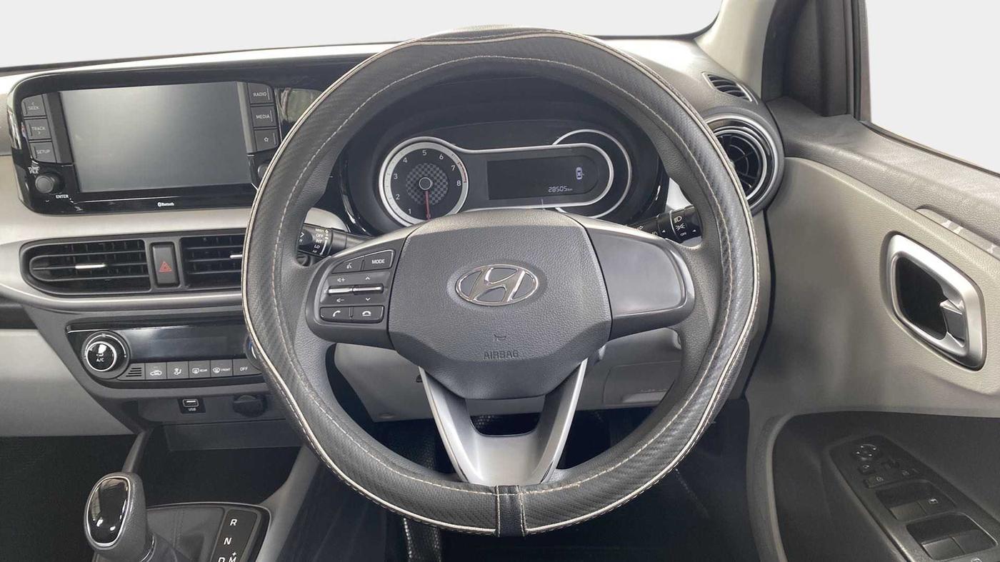 2020 Hyundai GRAND I10 NIOS SPORTZ AMT 1.2 KAPPA VTVT, Petrol, Automatic, 28,478 km, Steering Wheel Close Up