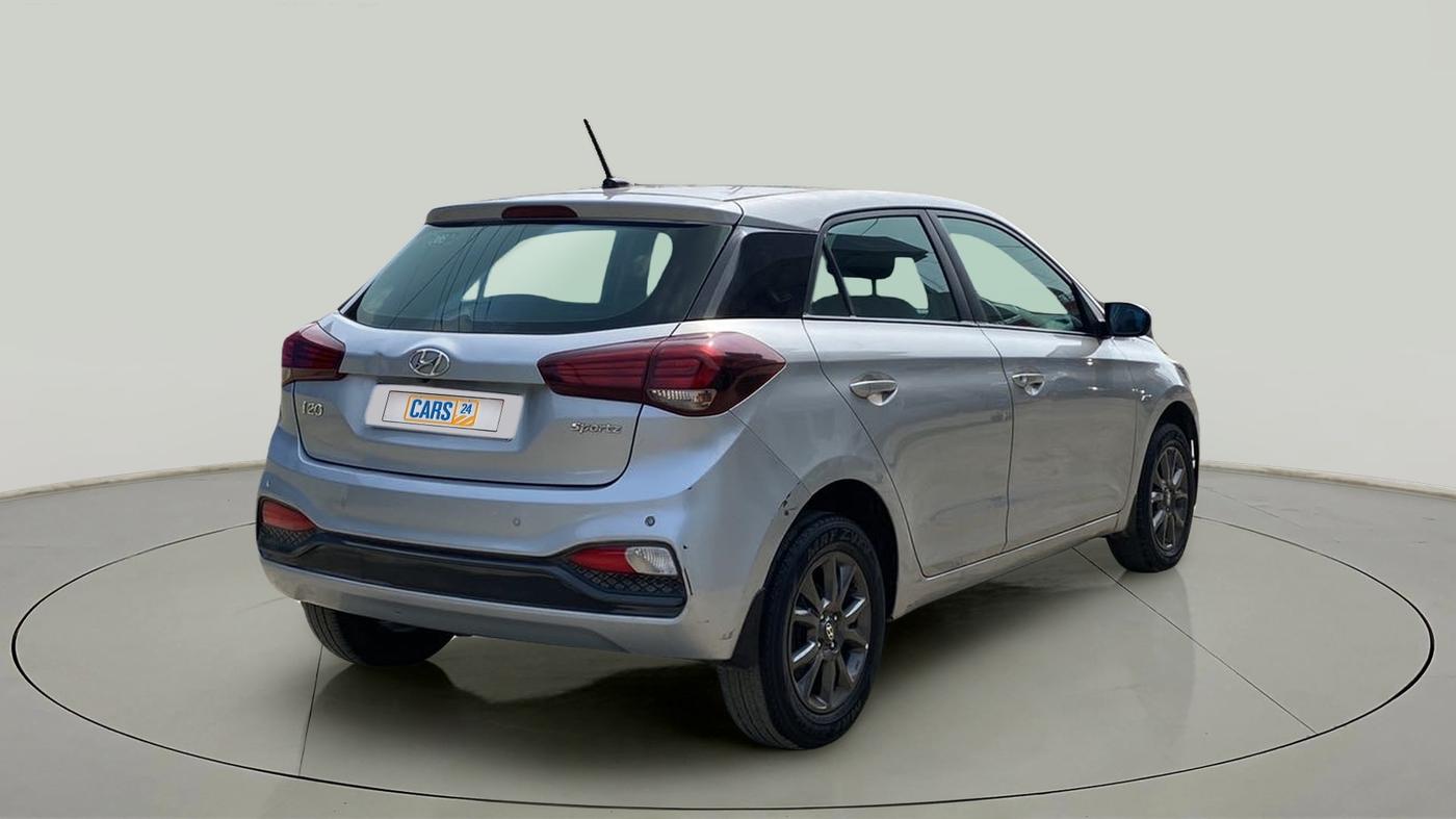2019 Hyundai Elite i20 SPORTZ PLUS  1.2 CVT, Petrol, Automatic, 37,448 km, Right Back Diagonal