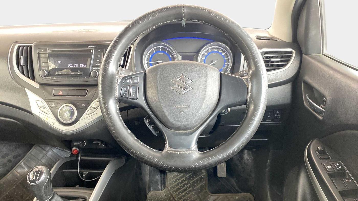2018 Maruti Baleno DELTA PETROL 1.2, Petrol, Manual, 34,030 km, Steering Wheel Close Up