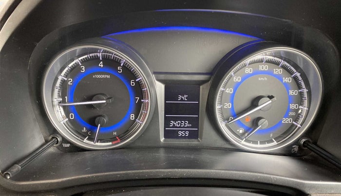 2018 Maruti Baleno DELTA PETROL 1.2, Petrol, Manual, 34,030 km, Odometer Image