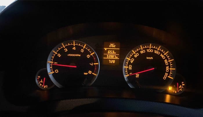 2014 Maruti Swift ZXI, Petrol, Manual, 53,922 km, Odometer Image