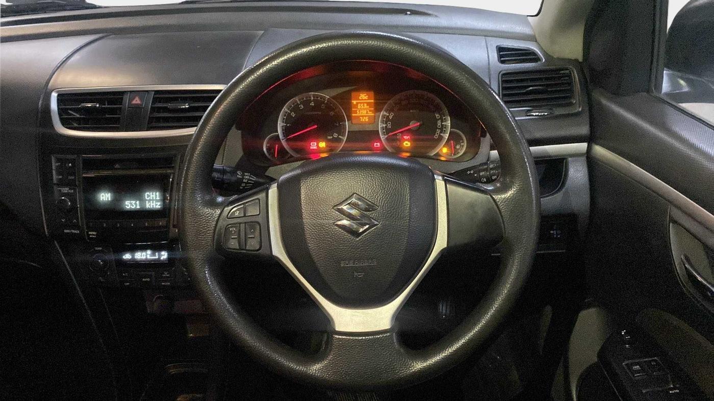 2014 Maruti Swift ZXI, Petrol, Manual, 53,922 km, Steering Wheel Close Up