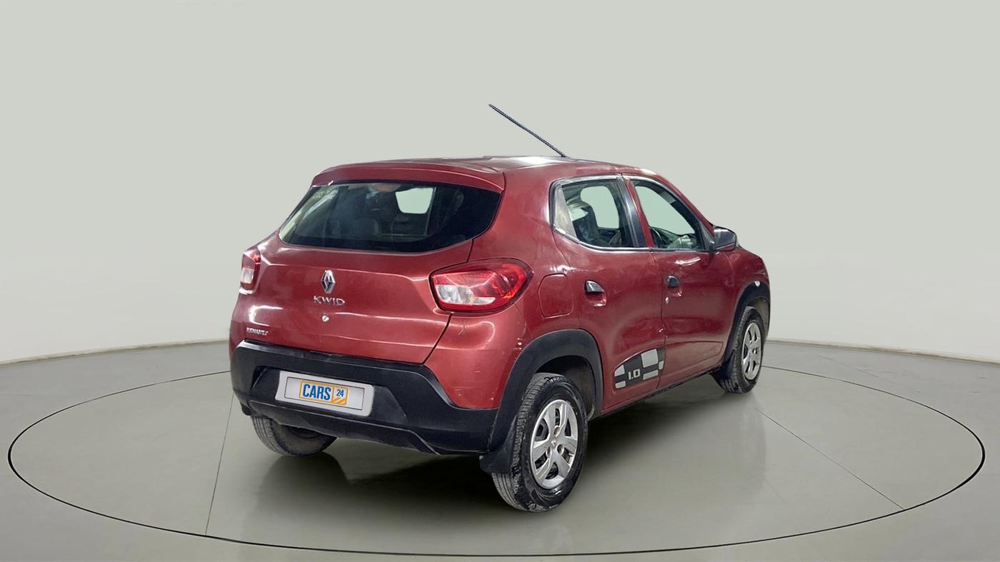 2017 Renault Kwid RXT 1.0 (O), Petrol, Manual, 48,781 km, Right Back Diagonal
