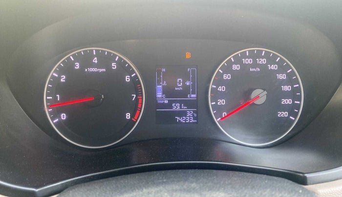 2019 Hyundai Elite i20 SPORTZ PLUS 1.2, Petrol, Manual, 74,223 km, Odometer Image