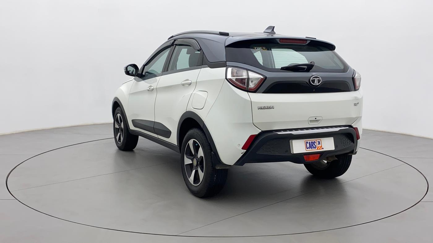 2018 Tata NEXON XZ PLUS DIESEL DUAL TONE, Diesel, Manual, 1,24,653 km, Left Back Diagonal