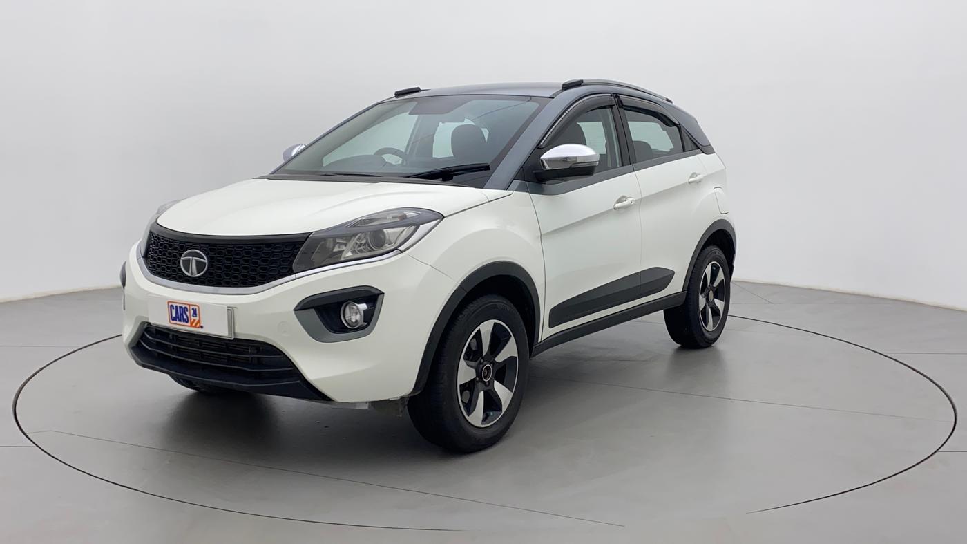 2018 Tata NEXON XZ PLUS DIESEL DUAL TONE, Diesel, Manual, 1,24,653 km, Left Front Diagonal