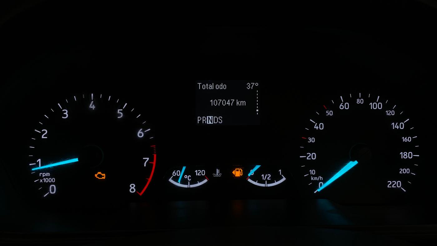 2018 Ford Ecosport TITANIUM + 1.5L PETROL AT, Petrol, Automatic, 1,07,052 km, Odometer Image