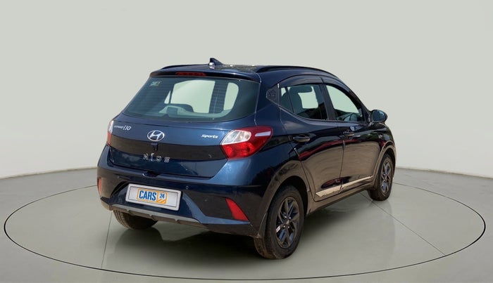2022 Hyundai GRAND I10 NIOS SPORTZ AMT 1.2 KAPPA VTVT, Petrol, Automatic, 9,584 km, Right Back Diagonal