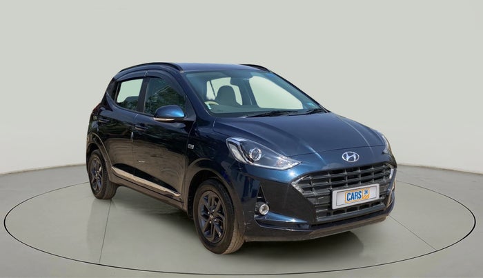 2022 Hyundai GRAND I10 NIOS SPORTZ AMT 1.2 KAPPA VTVT, Petrol, Automatic, 9,584 km, Right Front Diagonal