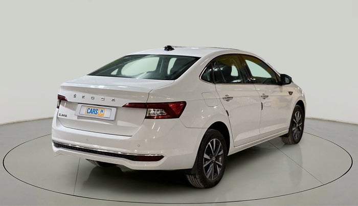 2023 Skoda SLAVIA STYLE 1.0L TSI AT, Petrol, Automatic, 10,058 km, Right Back Diagonal