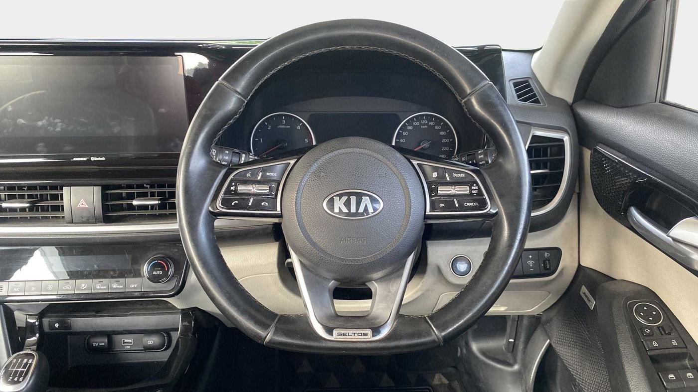 2019 KIA SELTOS HTX PLUS 1.5 DIESEL, Diesel, Manual, 56,496 km, Steering Wheel Close Up