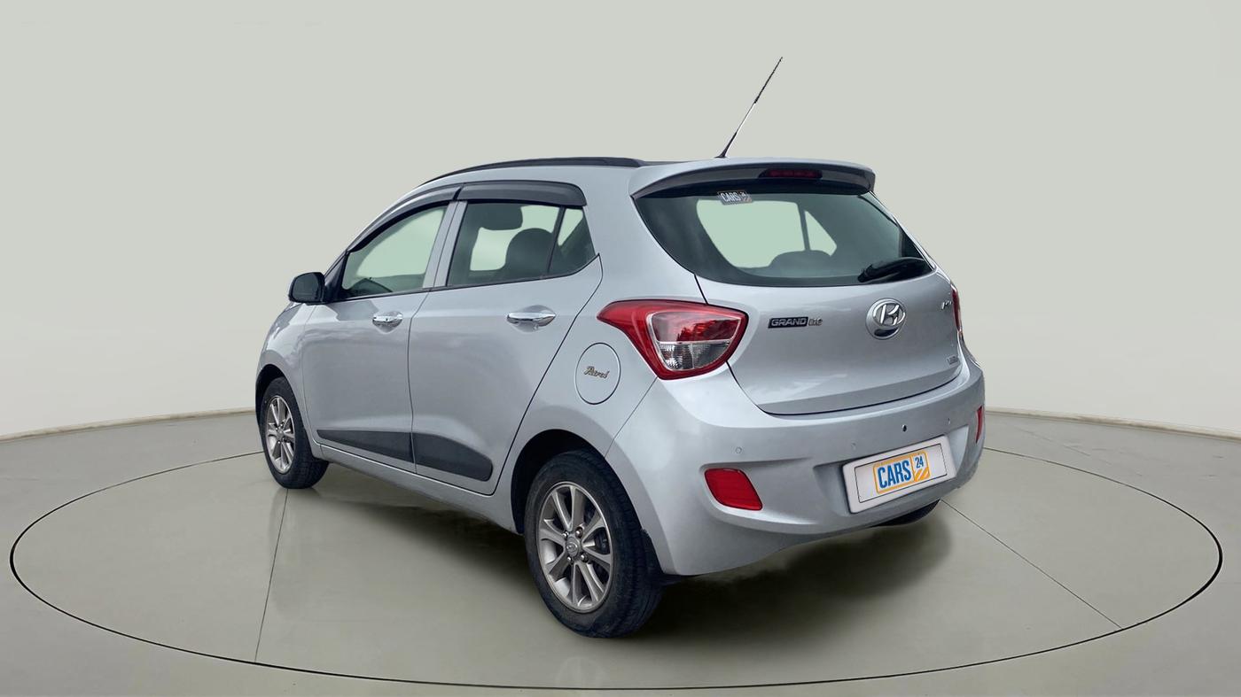2016 Hyundai Grand i10 ASTA (O) 1.2 KAPPA VTVT, Petrol, Manual, 34,150 km, Left Back Diagonal