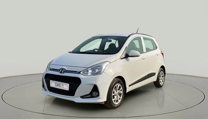2017 Hyundai Grand i10 SPORTZ (O) 1.2 KAPPA VTVT, Petrol, Manual, 91,881 km, Left Front Diagonal