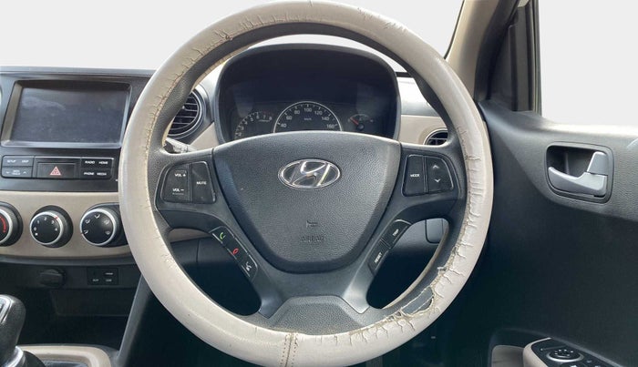 2017 Hyundai Grand i10 SPORTZ (O) 1.2 KAPPA VTVT, Petrol, Manual, 91,881 km, Steering Wheel Close Up