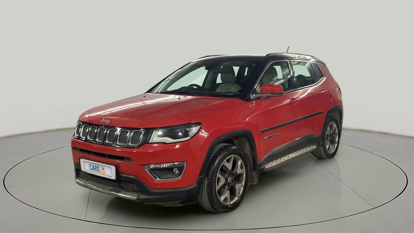 2019 Jeep Compass LIMITED PLUS PETROL AT, Petrol, Automatic, 69,292 km, Left Front Diagonal