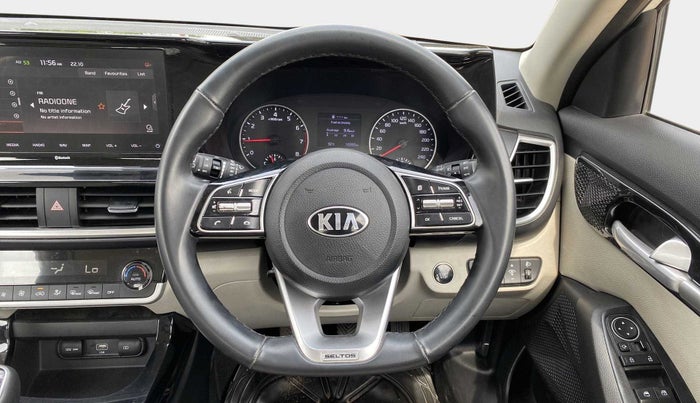 2020 KIA SELTOS HTX 1.5 PETROL, Petrol, Manual, 10,373 km, Steering Wheel Close Up