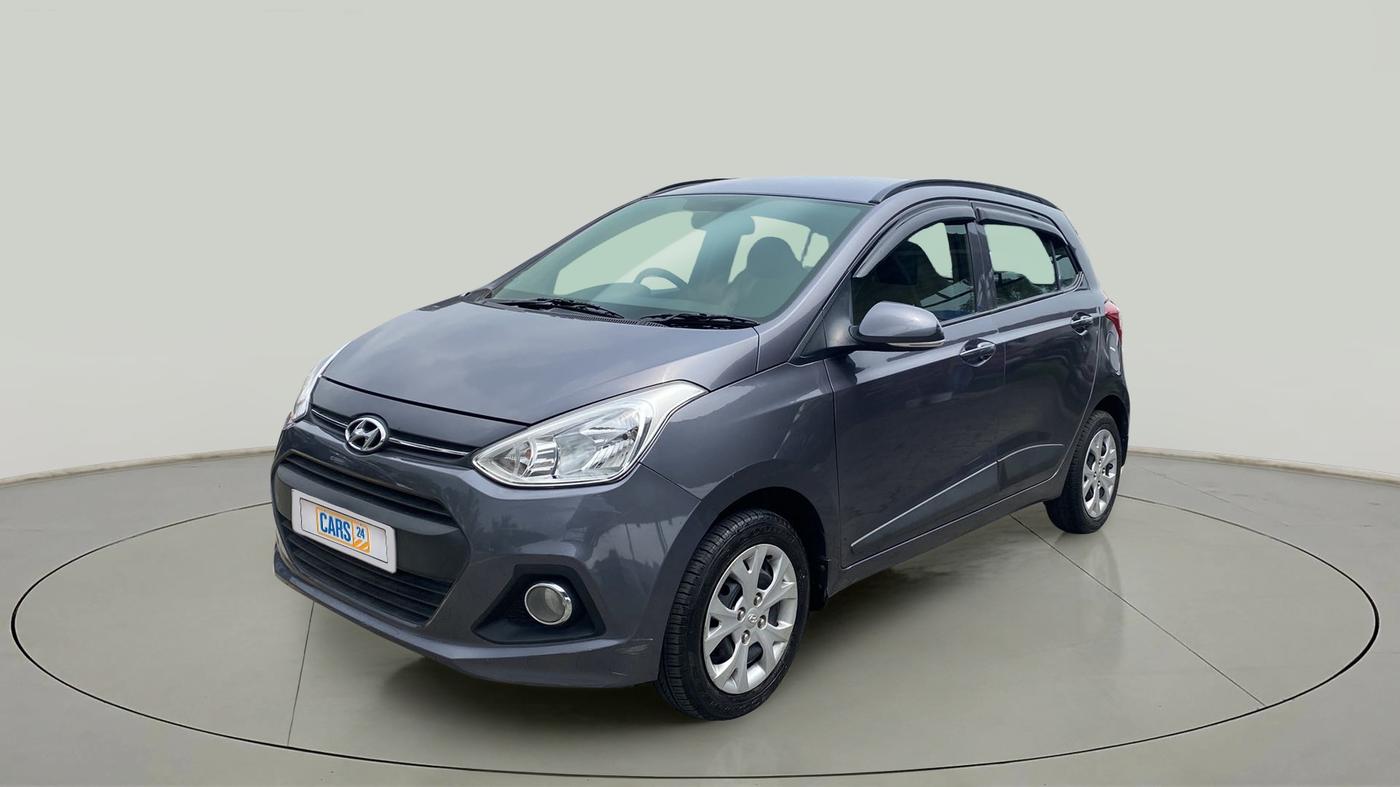 2016 Hyundai Grand i10 SPORTZ 1.2 KAPPA VTVT, Petrol, Manual, 29,450 km, Left Front Diagonal