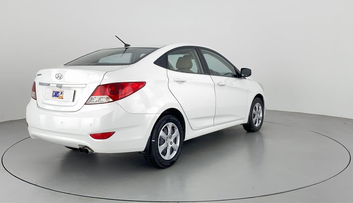 2014 Hyundai Verna FLUIDIC 1.4 EX CRDI, Diesel, Manual, 57,555 km, Right Back Diagonal