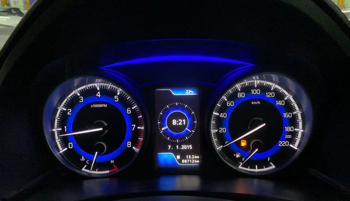 2017 Maruti Baleno ALPHA PETROL 1.2, Petrol, Manual, 68,698 km, Odometer Image